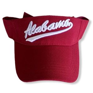 Alabama Crimson Tide Red College Visor NCAA Hat